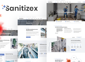Sanitizex – Thème WordPress pour services de désinfection et de nettoyage Sanitizex Theme WordPress pour services de desinfection et de.png