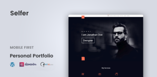 Selfer – Theme WordPress de Portfolio Personnel Minimaliste.png
