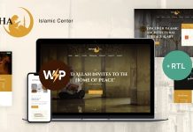 Shaha Theme WordPress du Centre Islamique Mosquee.jpg