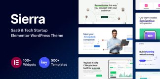 Sierra Theme WordPress Elementor pour Startup SaaS Tech.jpg