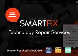SmartFix Le theme WordPress pour les services de reparation.png