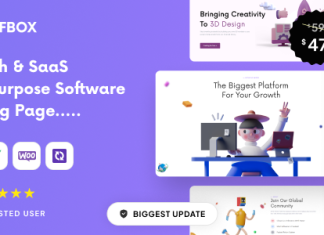 Sofbox v50 Page datterrissage logicielle polyvalente pour la technologie.png