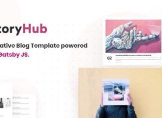 StoryHub Modele de blog React Gatsby.jpeg