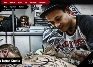 Studio de tatouage Theme WordPress reactif.png