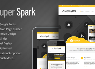 Super Etincelle Theme WP Minimaliste et Reactif.png