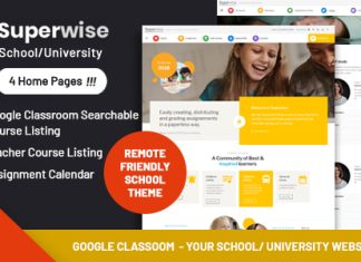 Superwise – Thème WordPress pour l’éducation moderne et Google Classroom Superwise Theme WordPress pour leducation moderne et Google Classroom.jpg