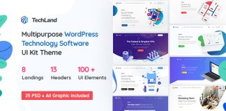 Techland Theme de technologie WordPress pour les startups Saas.jpg