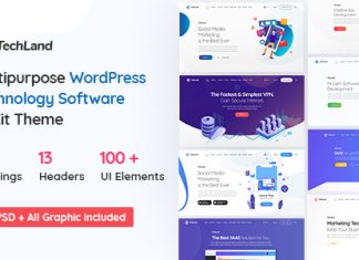 Techland Theme de technologie WordPress pour les startups Saas.jpg