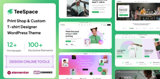 TeeSpace Theme WordPress de conception de t shirts personnalises.png