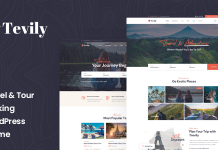 Tevily Theme WordPress de reservation de voyages et de.png