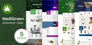 Theme WordPress MediGreen pour boutique de cannabis medical et marijuana.jpg