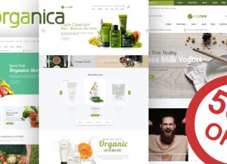 Theme WordPress Organica Produits Bio Cosmetiques Naturels Alimentation et.png
