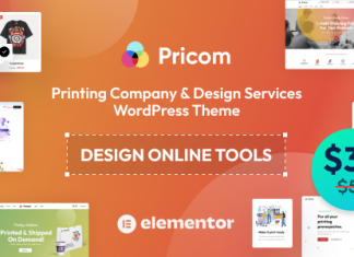 Theme WordPress Pricom Societe dimpression Services de design.png
