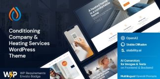 Theme WordPress RTL pour une entreprise de climatisation et.jpg