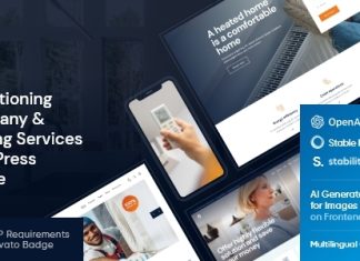 Theme WordPress RTL pour une entreprise de climatisation et.jpg