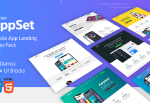 Theme WordPress Responsive de Page de Destination dApplication dans le.png