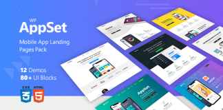 Theme WordPress Responsive de Page de Destination dApplication dans le.png