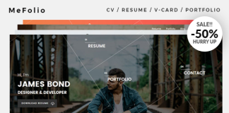 Theme WordPress de CV Mefolio Ajax Resume.png