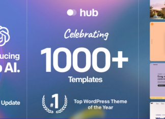 Theme WordPress polyvalent et reactif Hub.png