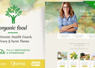 Theme WordPress pour nutritionniste et ferme bio Aliments biologiques.jpg