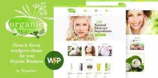 Theme WordPress pour un magasin de beaute biologique et de.jpg