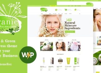 Theme WordPress pour un magasin de beaute biologique et de.jpg