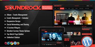 Theme Wordpress pour groupe de musique de style rock.jpg