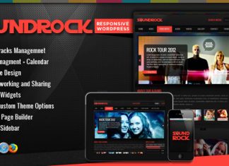 Theme Wordpress pour groupe de musique de style rock.jpg