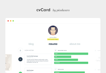 Thème de CV WordPress réactif – cvCard WP Theme de CV WordPress reactif cvCard WP.png