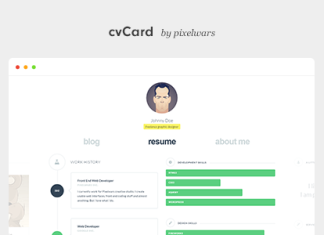 Theme de CV WordPress reactif cvCard WP.png