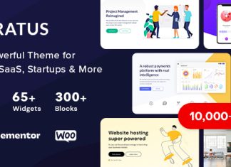 Theme de demarrage technologique pour les startups dapplications de SaaS.jpg