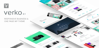Verko Theme WordPress Responsive pour Entreprise et Page Unique.png