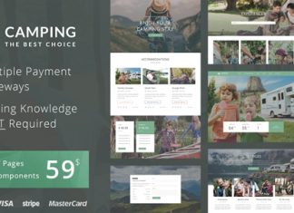 Village de camping Terrain de camping Caravane Randonnee Tente.jpg