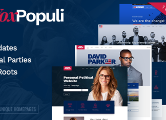 Vox Populi Theme WordPress pour parti politique et candidat.png