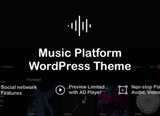 Waveme Theme WordPress de plateforme musicale.png