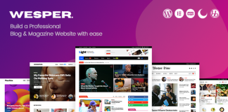 Wesper Theme WordPress pour Blogs Magazines.png