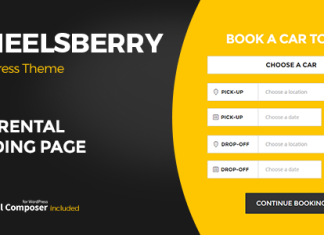 Wheelsberry Theme WordPress de location de voiture Page.png