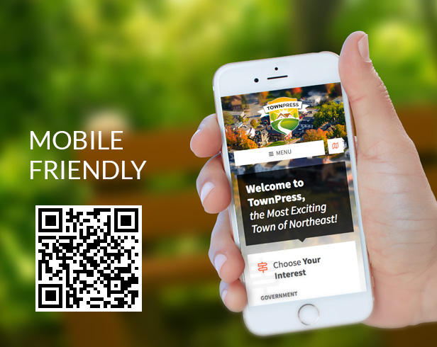 Modèle HTML convivial pour les mobiles de la municipalité