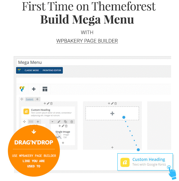 Build Mega Menus With Visual Composer