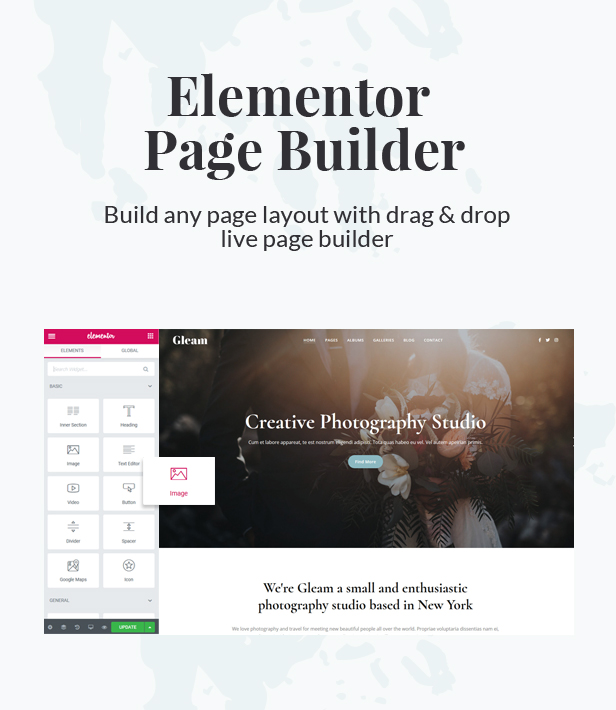 Gleam - Portfolio Photography WordPress Theme - 4