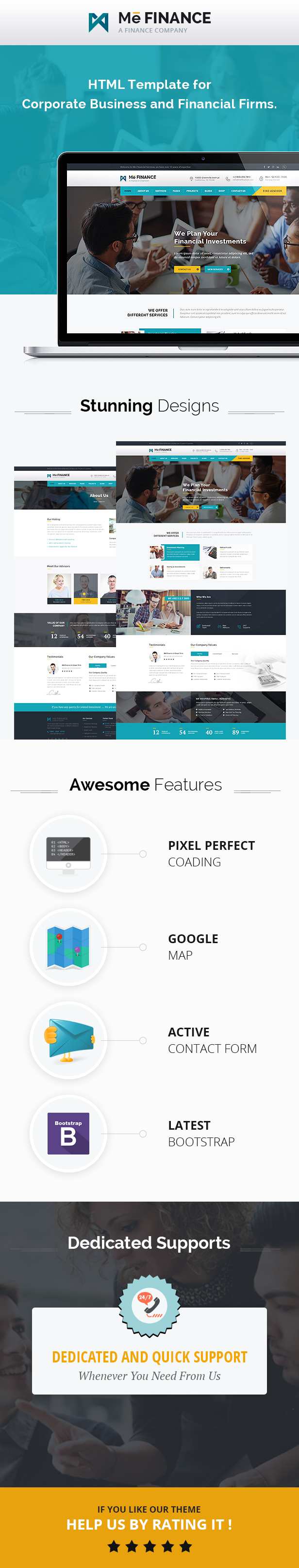 Me Finance - Business and Finance HTML Template - 2