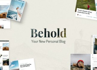 Behold – Thème de blog personnel WordPress Behold Theme de blog personnel WordPress.jpg