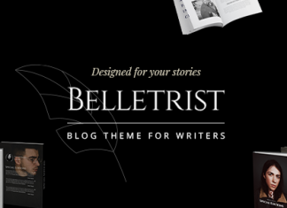 Belletrist Theme de blog pour ecrivains.png