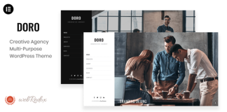 DORO Theme WordPress pour agence creative Elementor.png