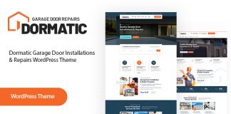 Dormatic Theme WordPress de reparation de porte de garage.jpg