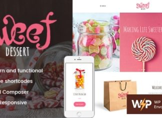 Douceur sucree Theme WordPress pour magasin de bonbons et.jpg