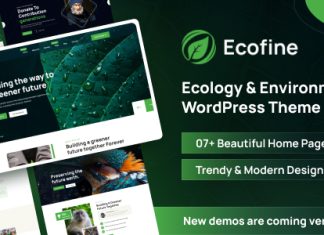 Ecofine – Thème WordPress pour l’écologie et l’environnement Ecofine Theme WordPress pour lecologie et lenvironnement.jpg