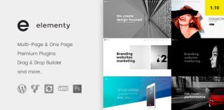Elementy Theme WordPress polyvalent a une page et multi pages.jpg