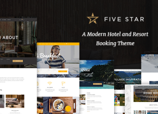 FiveStar Theme de reservation dhotel.png