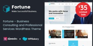 Fortune Theme WordPress pour les services de consultation en.jpg